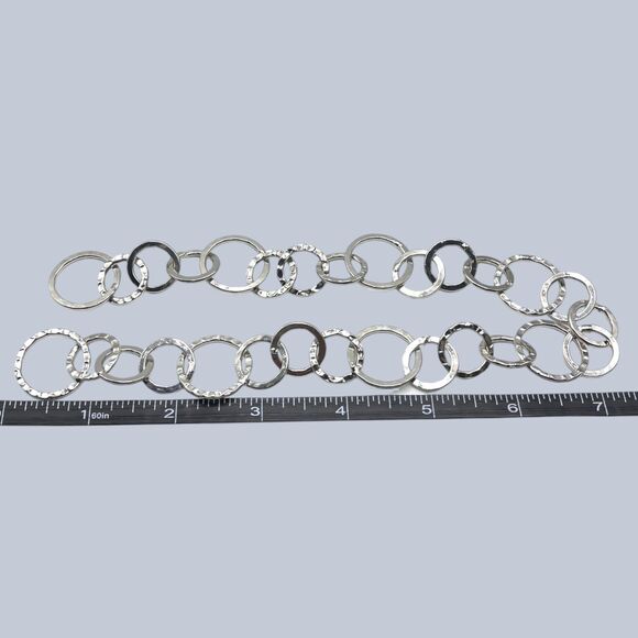 Lot Jewelry Making Chains Silver Tone Metal Elastic Cord Variety Necklace Craft - Picture 3 of 10